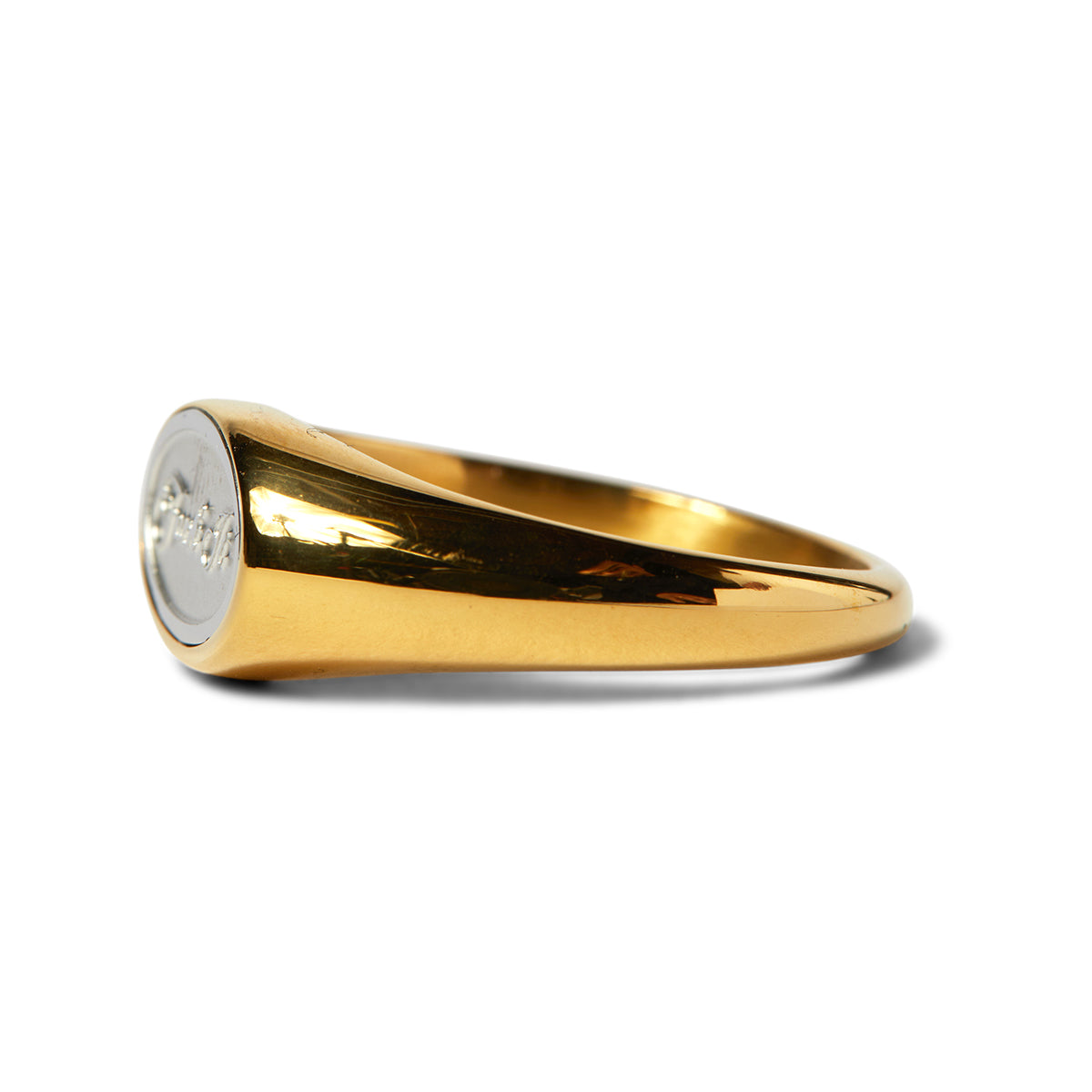 ANILLO HUF FUCK IT SIGNET RING GOLD