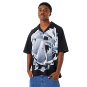 CAMISA HUF BIG DAWG S/S RESORT SHIRT BLK