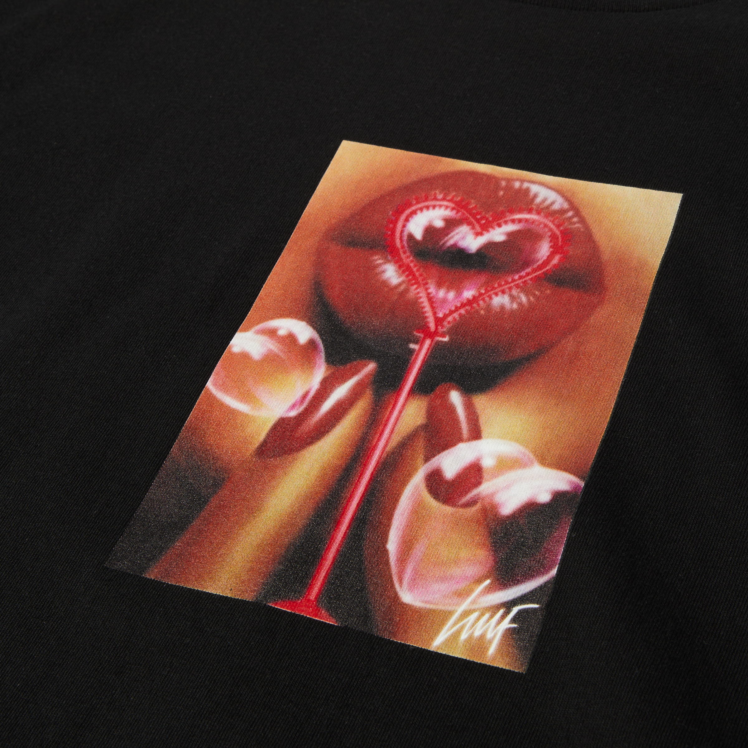 POLERA HUF BUBBLE S/S TEE BLACK