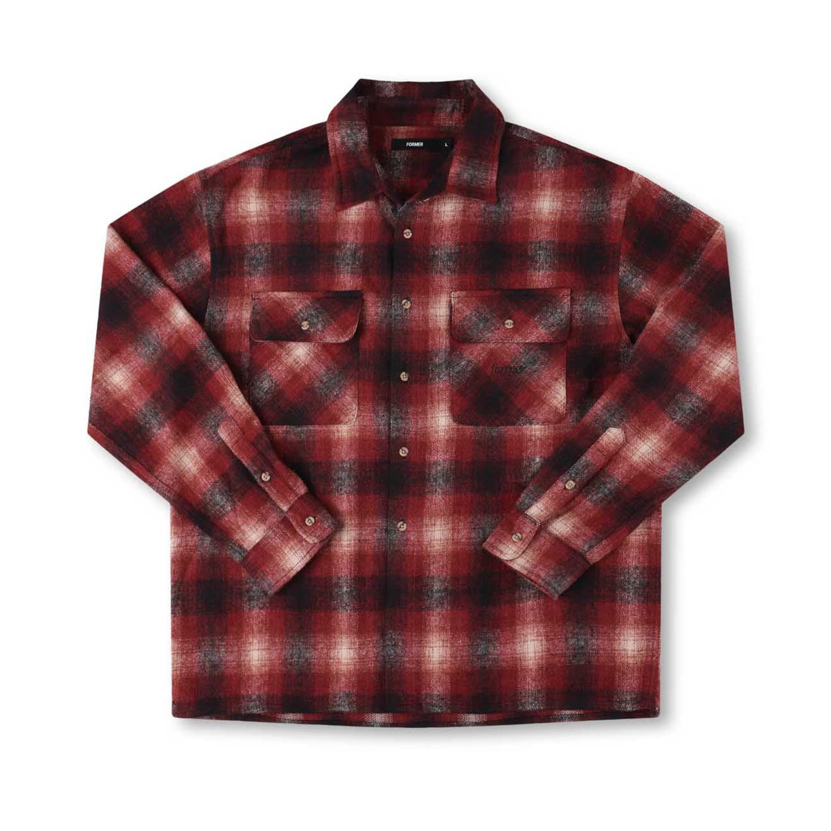 CAMISA FORMER MANNERS FLANNEL LS RED