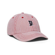 CAP HUF SEERSUCKER MEGABLAST 6 PANEL RED