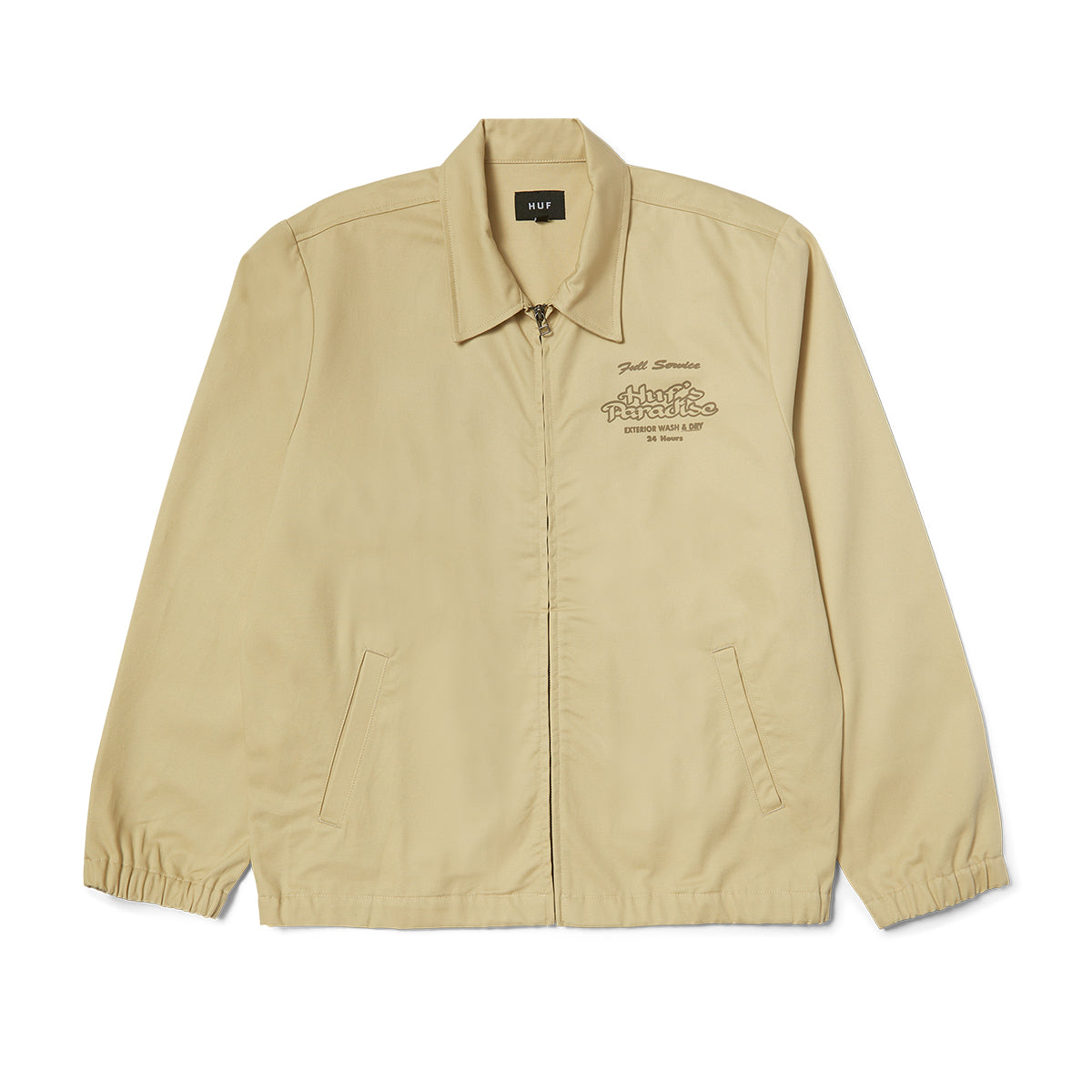 CHAQUETA HUF FULL SERVICE SHOP KHAKI