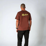 POLERA RIVVIA SCATTER BRAIN BROWN