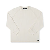 POLERA FORMER HILO ANDERSON WAFFLE LS BONE