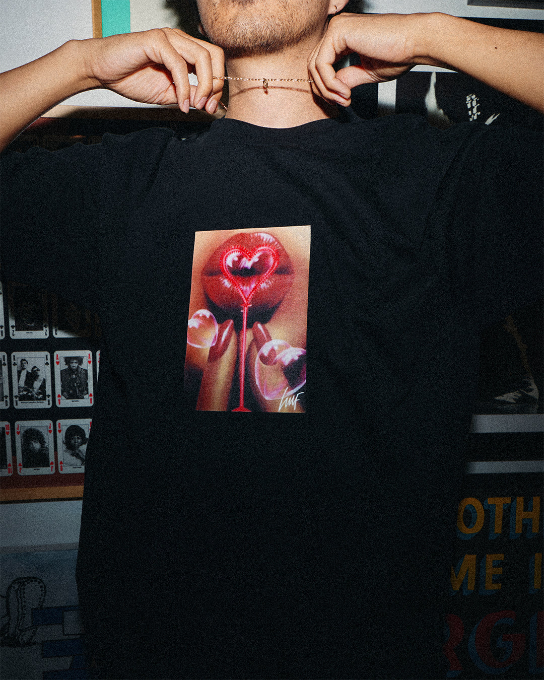 POLERA HUF BUBBLE S/S TEE BLACK