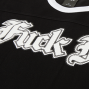 POLERA HUF IVES FOOTBALL S/S TEE BLK