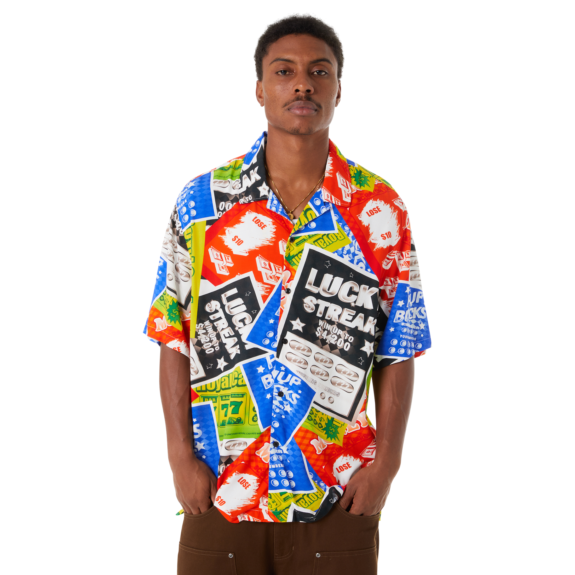 CAMISA HUF LUCKY S/S RESORT SHIRT MULTI