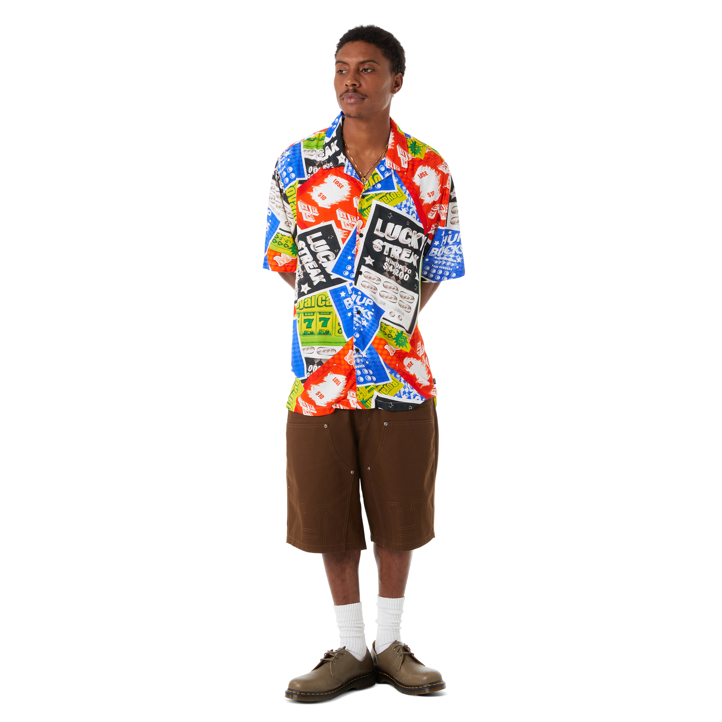 CAMISA HUF LUCKY S/S RESORT SHIRT MULTI