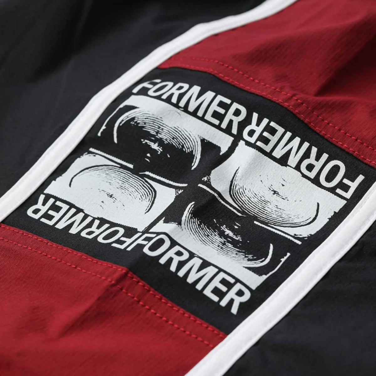 TRAJE DE BAÑO FORMER MANNERS 18' SWIM - BURGUNDY BLACK