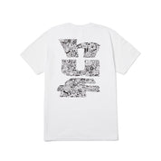 POLERA HUF METABLAST S/S TEE WHITE
