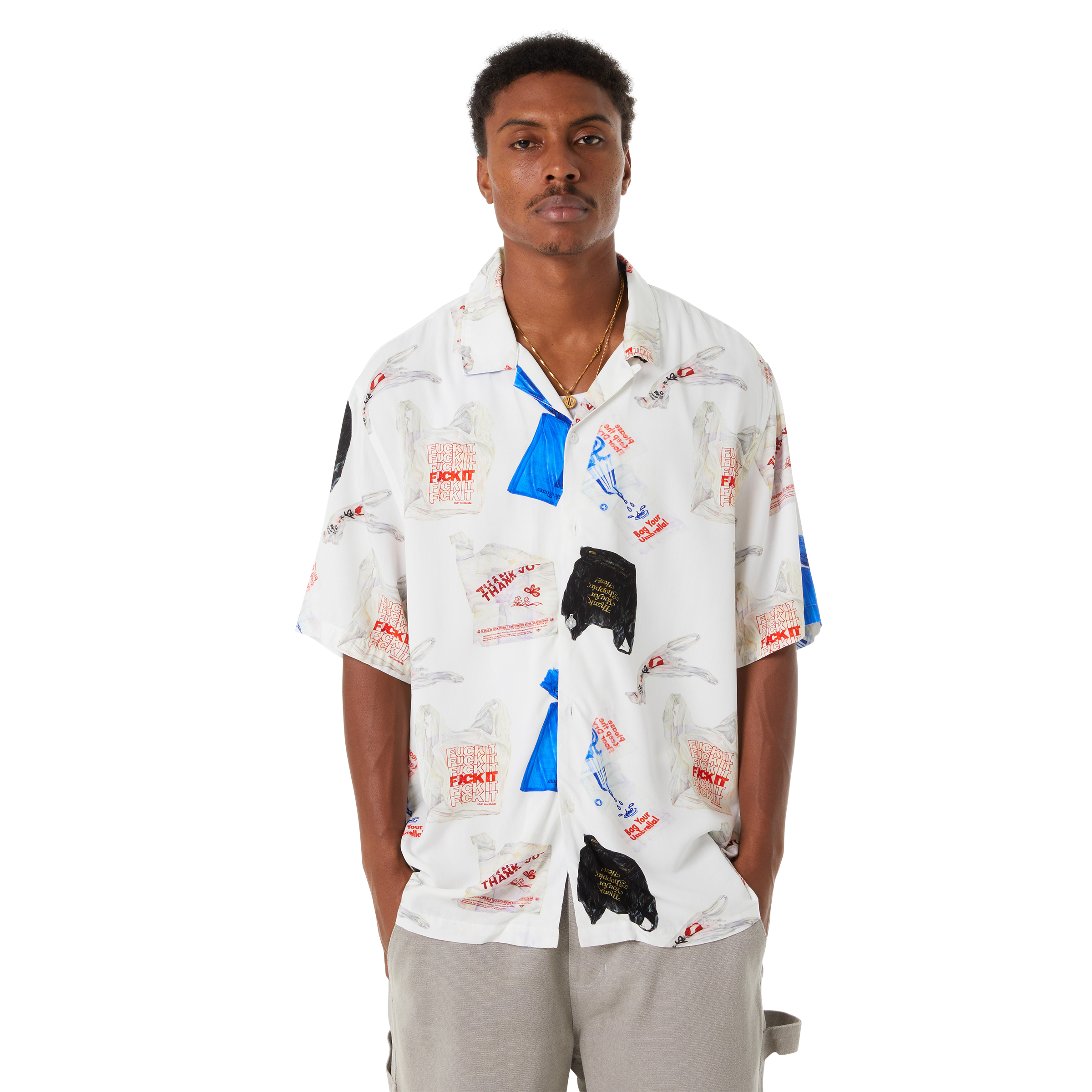 CAMISA HUF MERIDA S/S RESORT SHIRT MULTI