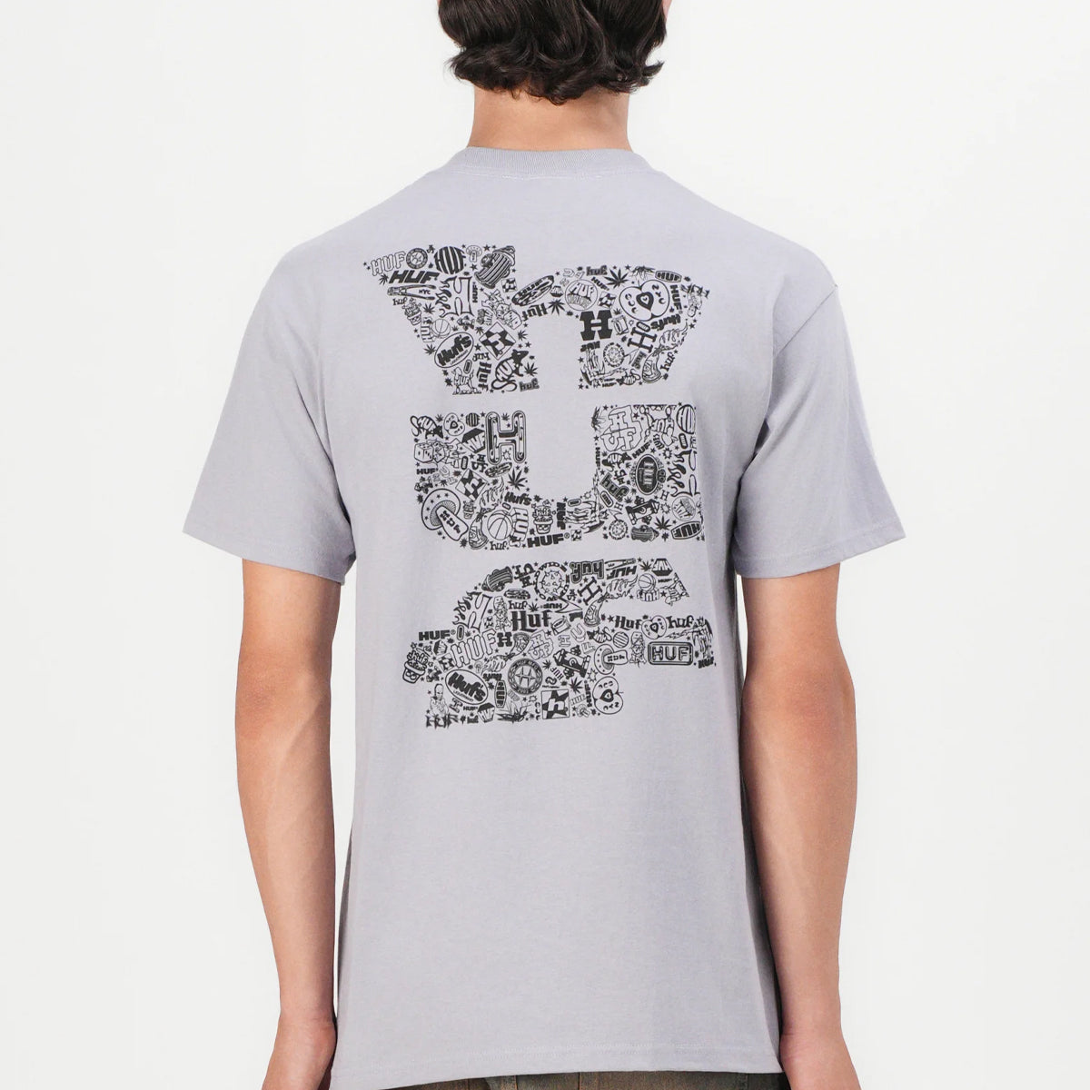 POLERA HUF METABLAST S/S TEE DUST PURPLE