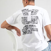 POLERA HUF METABLAST S/S TEE WHITE