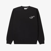 POLERON OBEY DOG DOODLE CREWNECK BLK