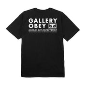 POLERA OBEY GLOBAL ART DEPARTMENT BLK
