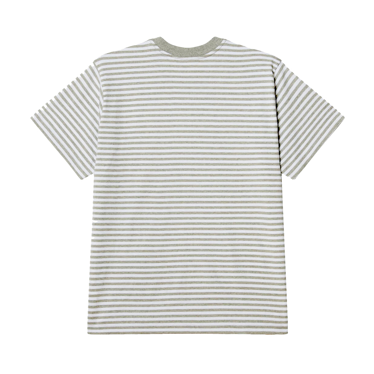 POLERA OBEY ESTABLISHED WORKS EYES STRPS SS ASH/GRM