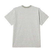 POLERA OBEY ESTABLISHED WORKS EYES STRPS SS ASH/GRM