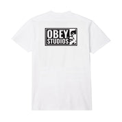 POLERA OBEY STUDIOS ICON WHITE