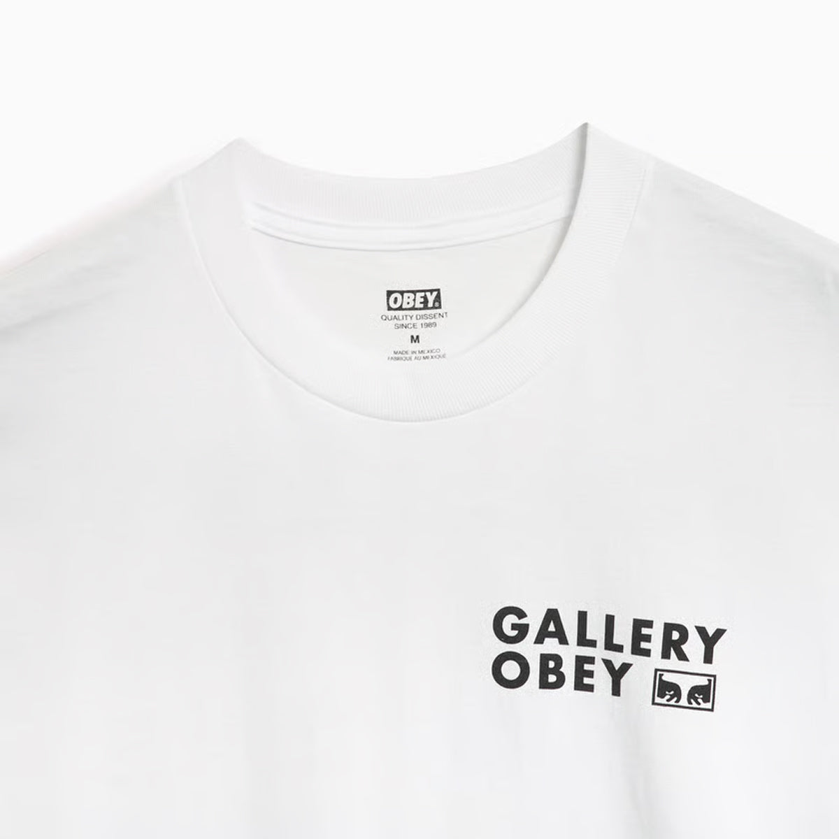 POLERA OBEY GLOBAL ART DEPARTMENT WHITE