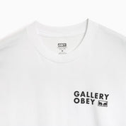 POLERA OBEY GLOBAL ART DEPARTMENT WHITE
