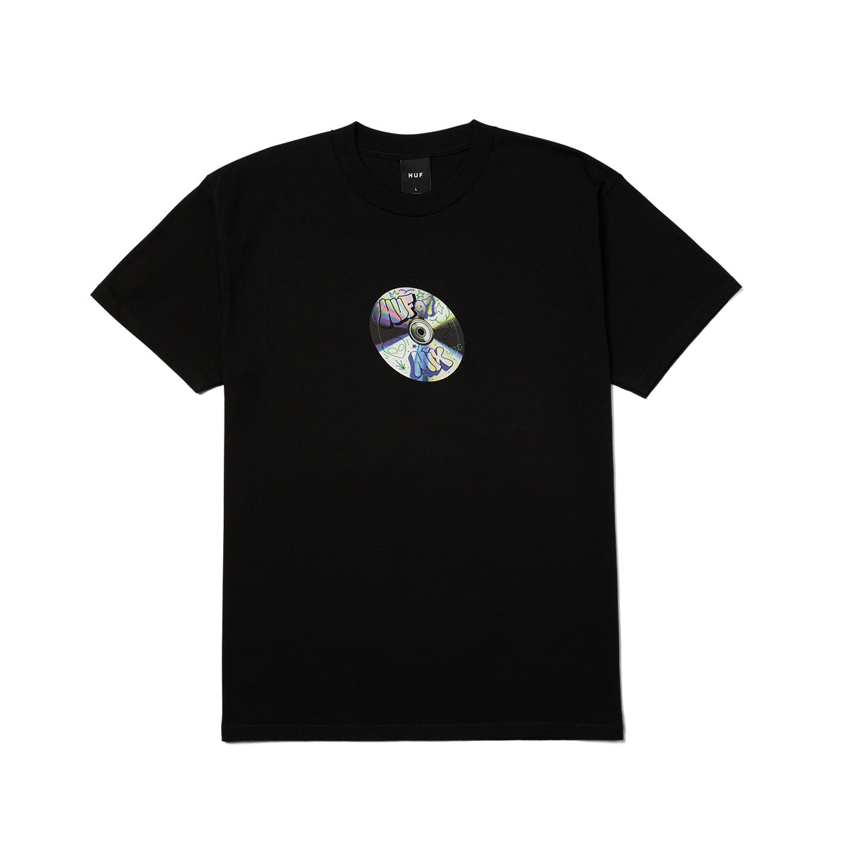 POLERA HUF PLAYLIST S/S TEE BLACK
