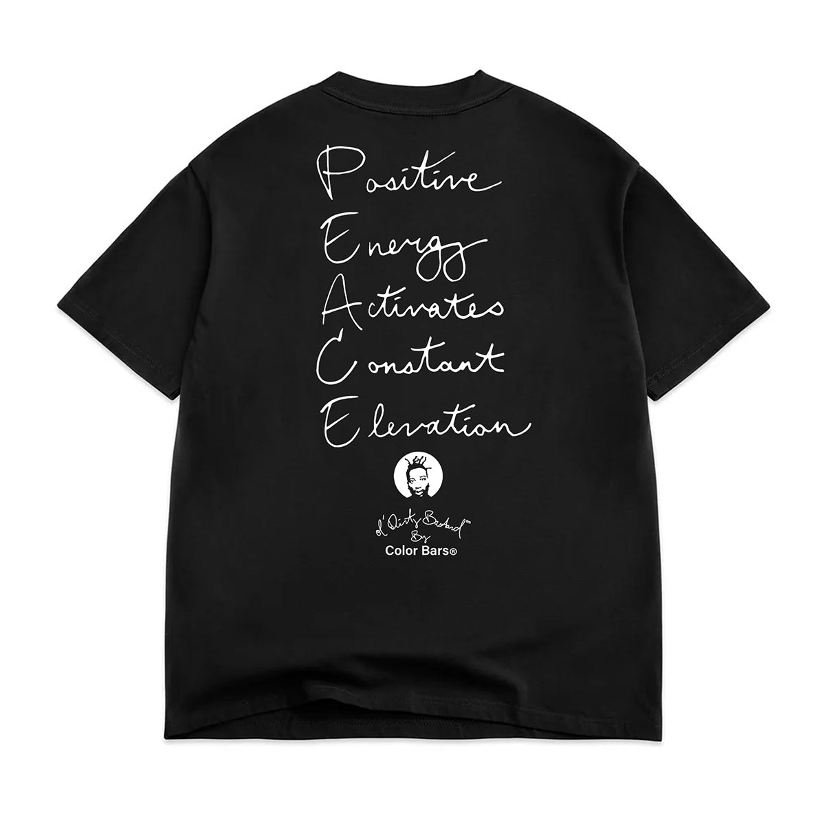 POLERA COLOR BARS X ODB P.E.A.C.E BLACK