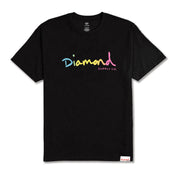 POLERA DIAMOND OG SCRIPT FADE BLACK