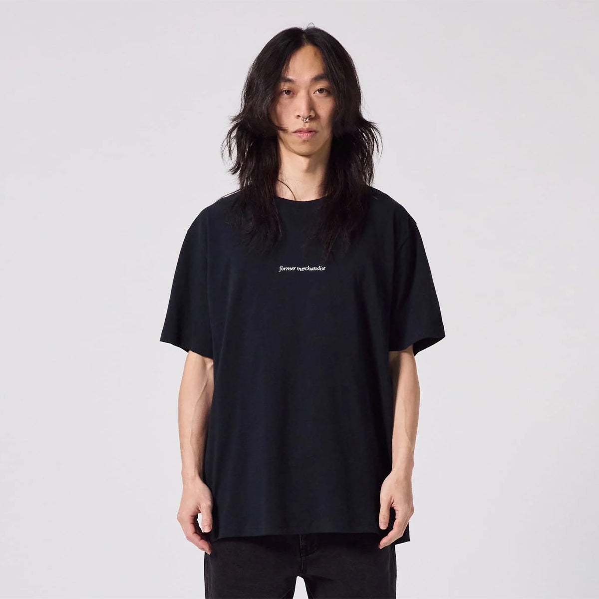 POLERA FORMER DISTORT OVERSIZED BLACK