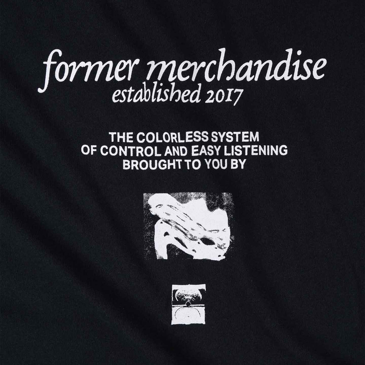 POLERA FORMER DISTORT OVERSIZED BLACK