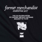 POLERA FORMER DISTORT OVERSIZED BLACK