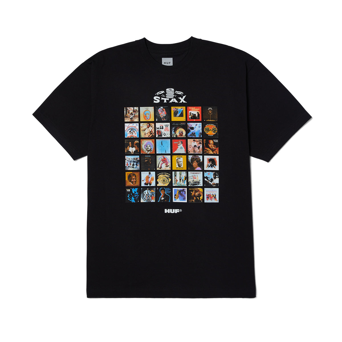 POLERA HUF X STAX SOULSVILLE USA S/S BLK