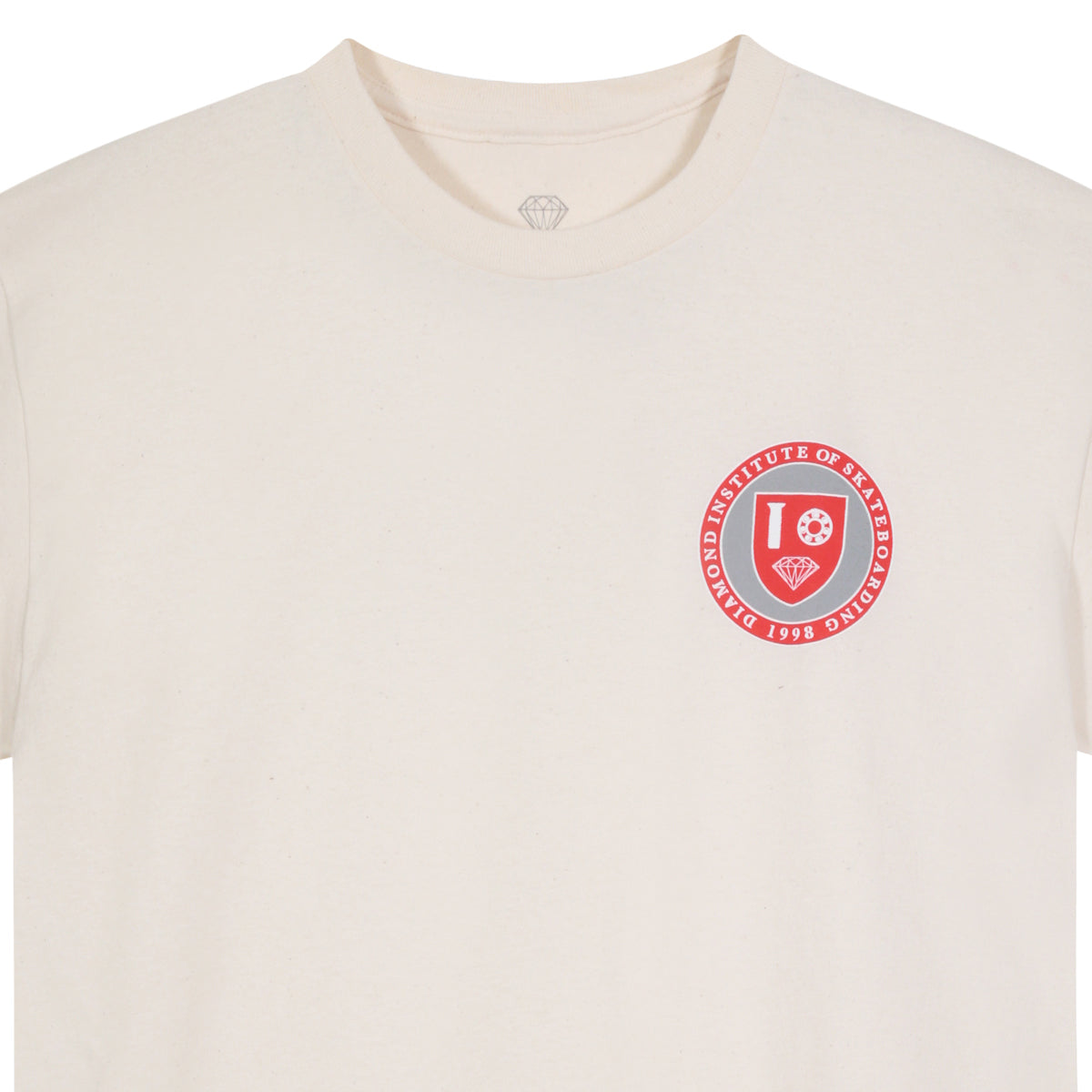 POLERA DIAMOND INSTITUTE OF SKATEBOARDING NATURAL
