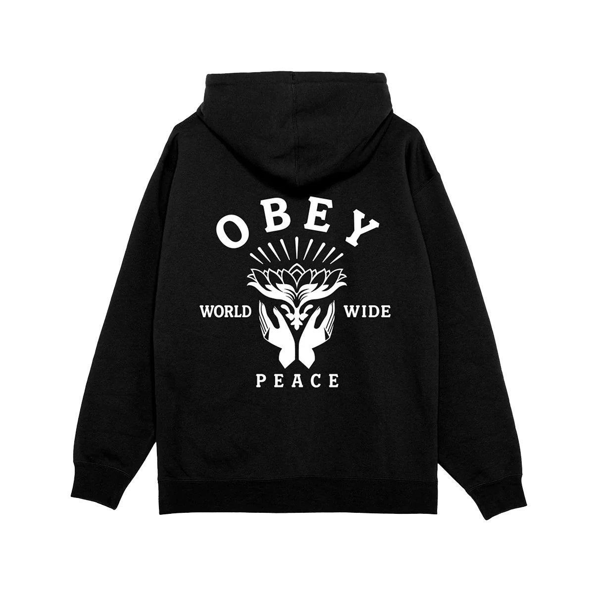 POLERON OBEY LOTUS WITH HANDS BLK