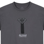 POLERA DIAMOND SKATEBOARD CLASSIC PIGMENT BLACK