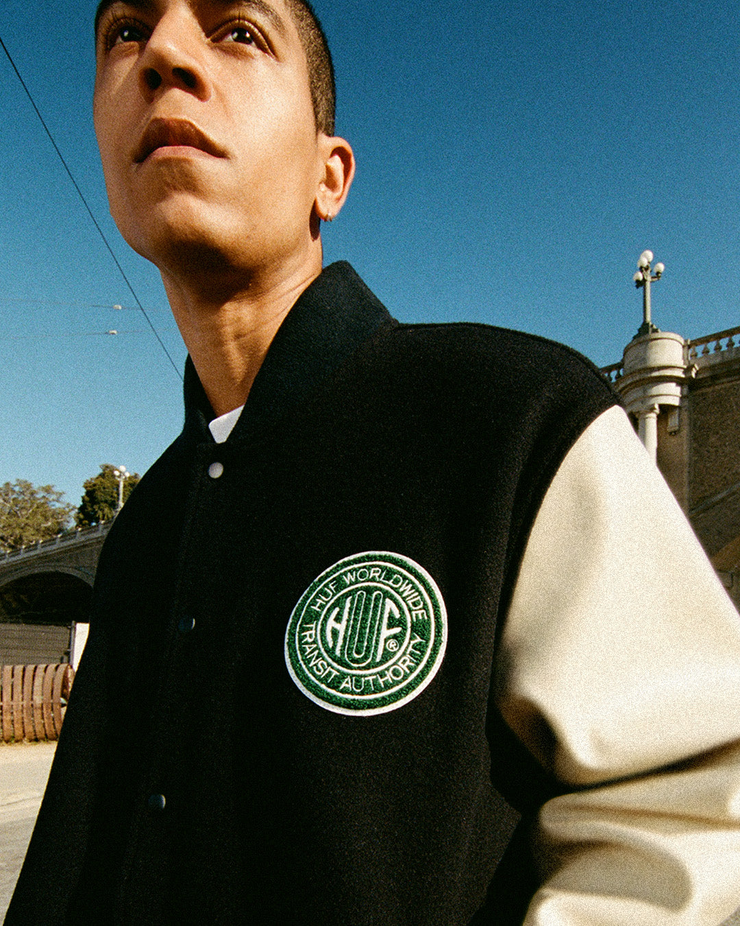 Chaqueta HUF Global Transit Varsity