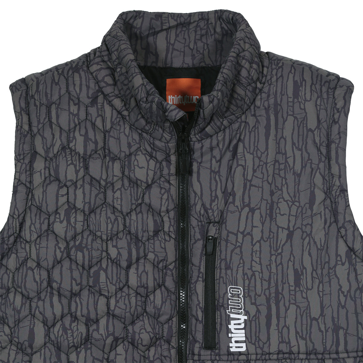 CHAQUETA VEST THIRTYTWO REST STOP PUFF BLACK/CHARCOAL