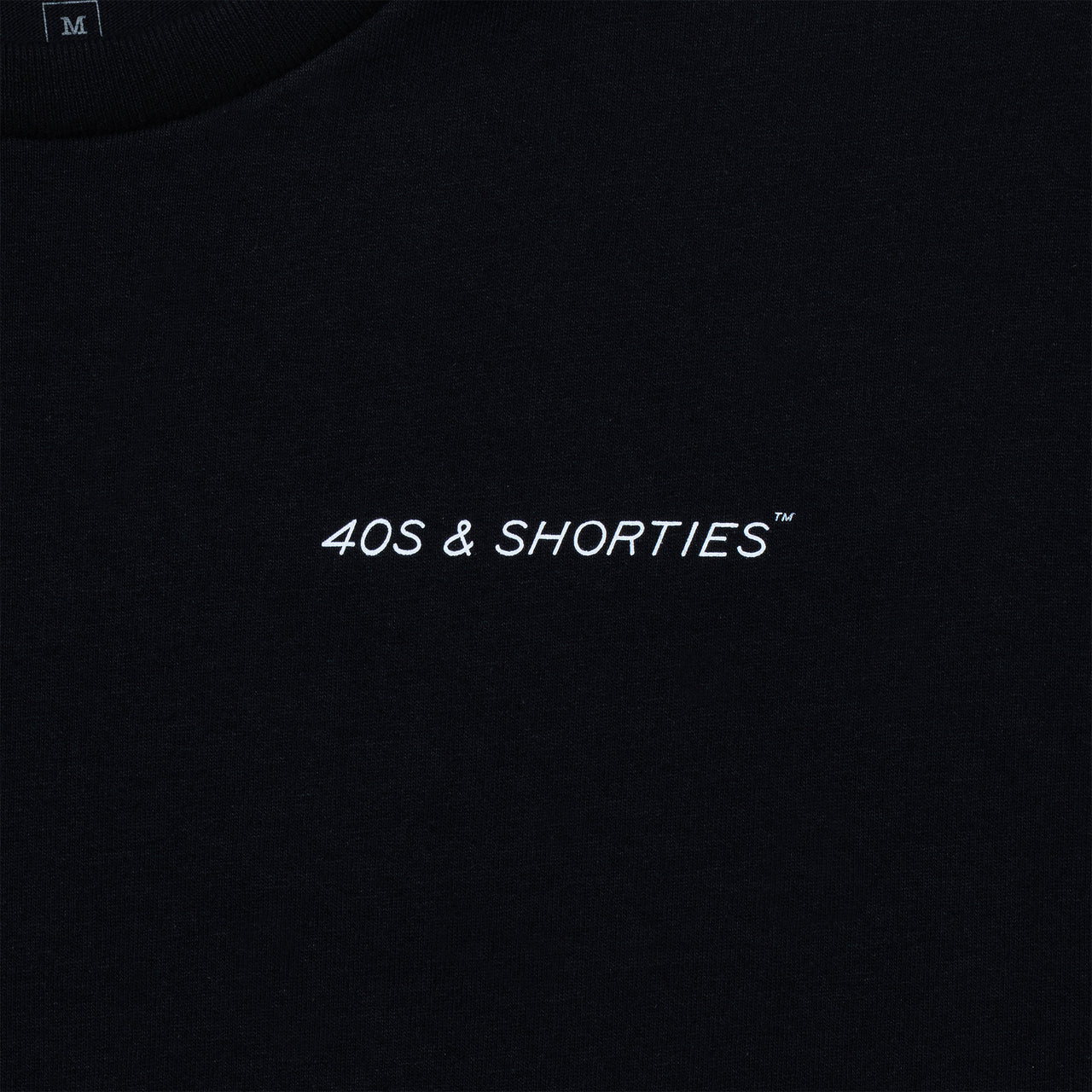 Polera 40S & SHORTIES Grid Tee Black
