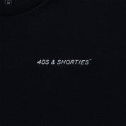 Polera 40S & SHORTIES Grid Tee Black