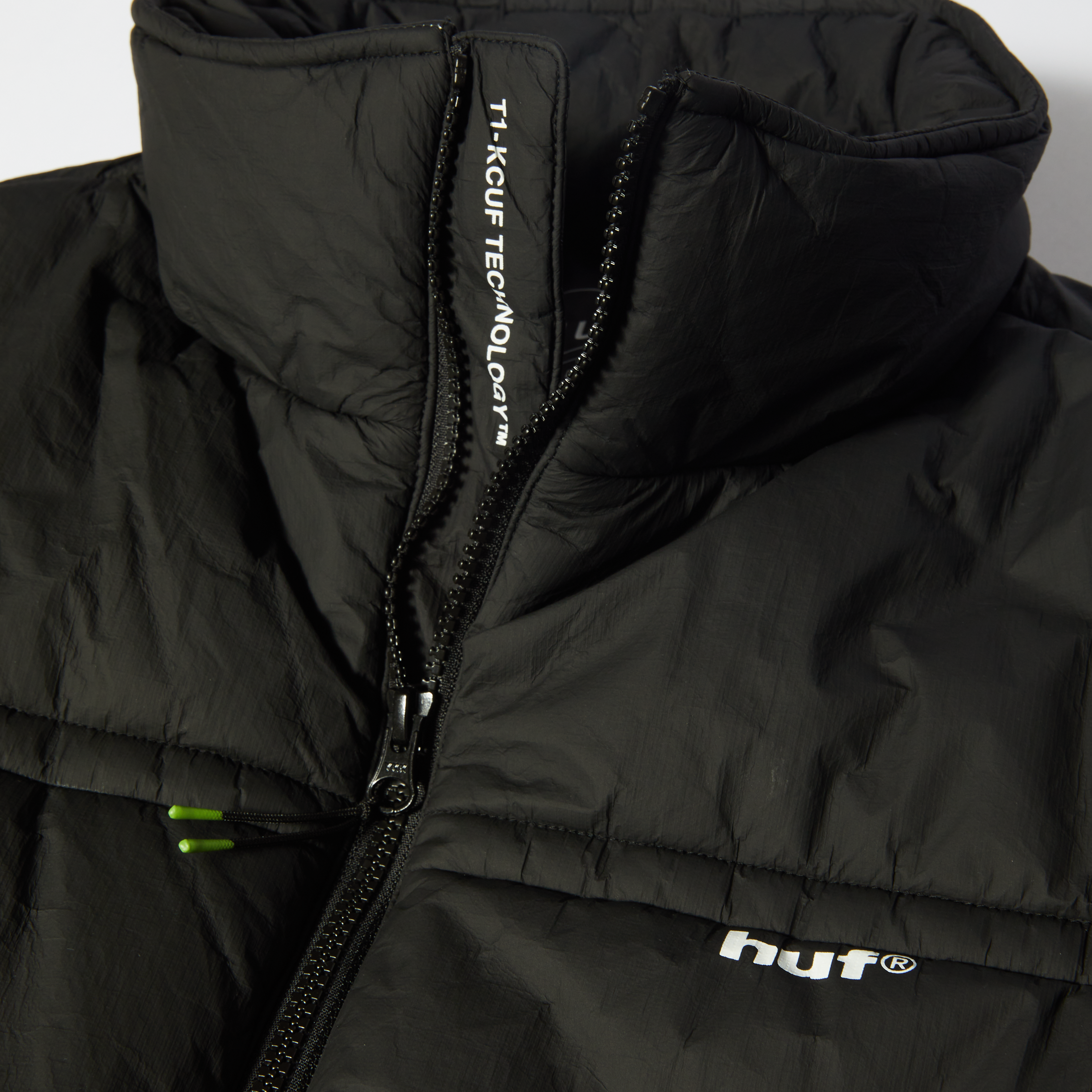 Chaqueta HUF 89 Tyvek Puffer Black