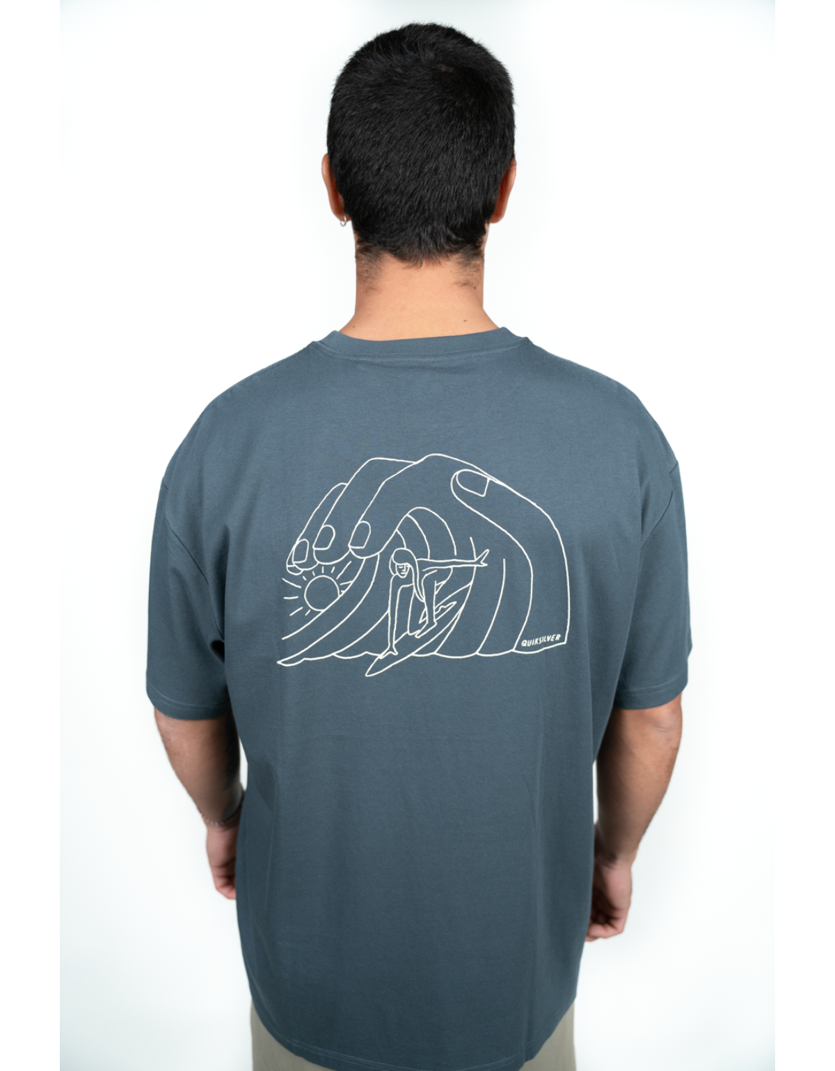 Polera Quiksilver  CL Freedom Swell SS P Black