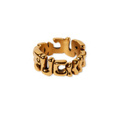 ANILLO HUF FUCK IT WARPED RING GOLD