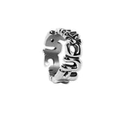 ANILLO HUF FUCK IT WARPED RING SILVER