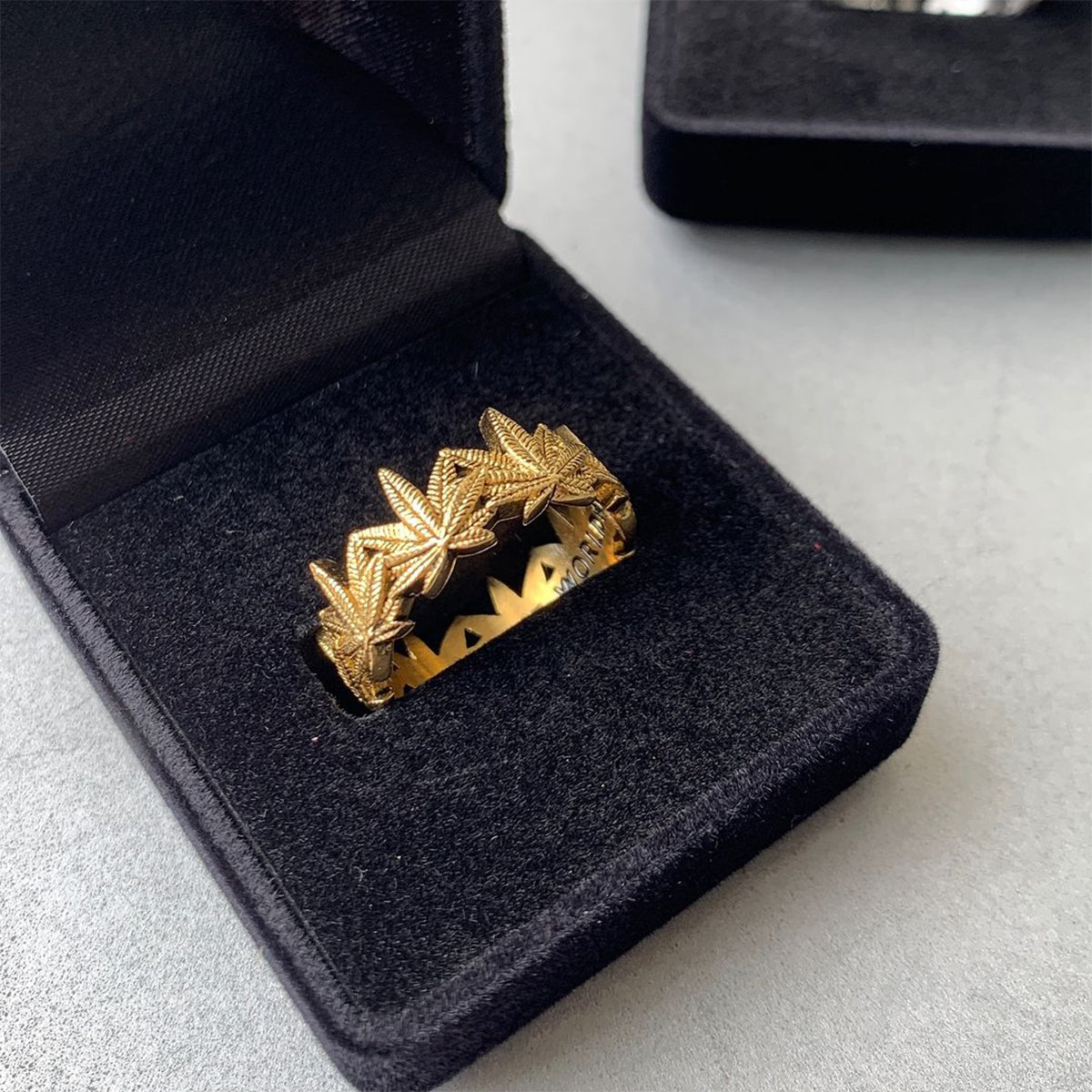 ANILLO HUF PLANTLIFE GOLD