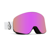 Antiparras VOLCOM Odyssey Matte White Pink Chrome + BL Yellow