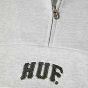 Poleron HUF Arch Enzyme 1/4 Zip  Flecce Heather grey