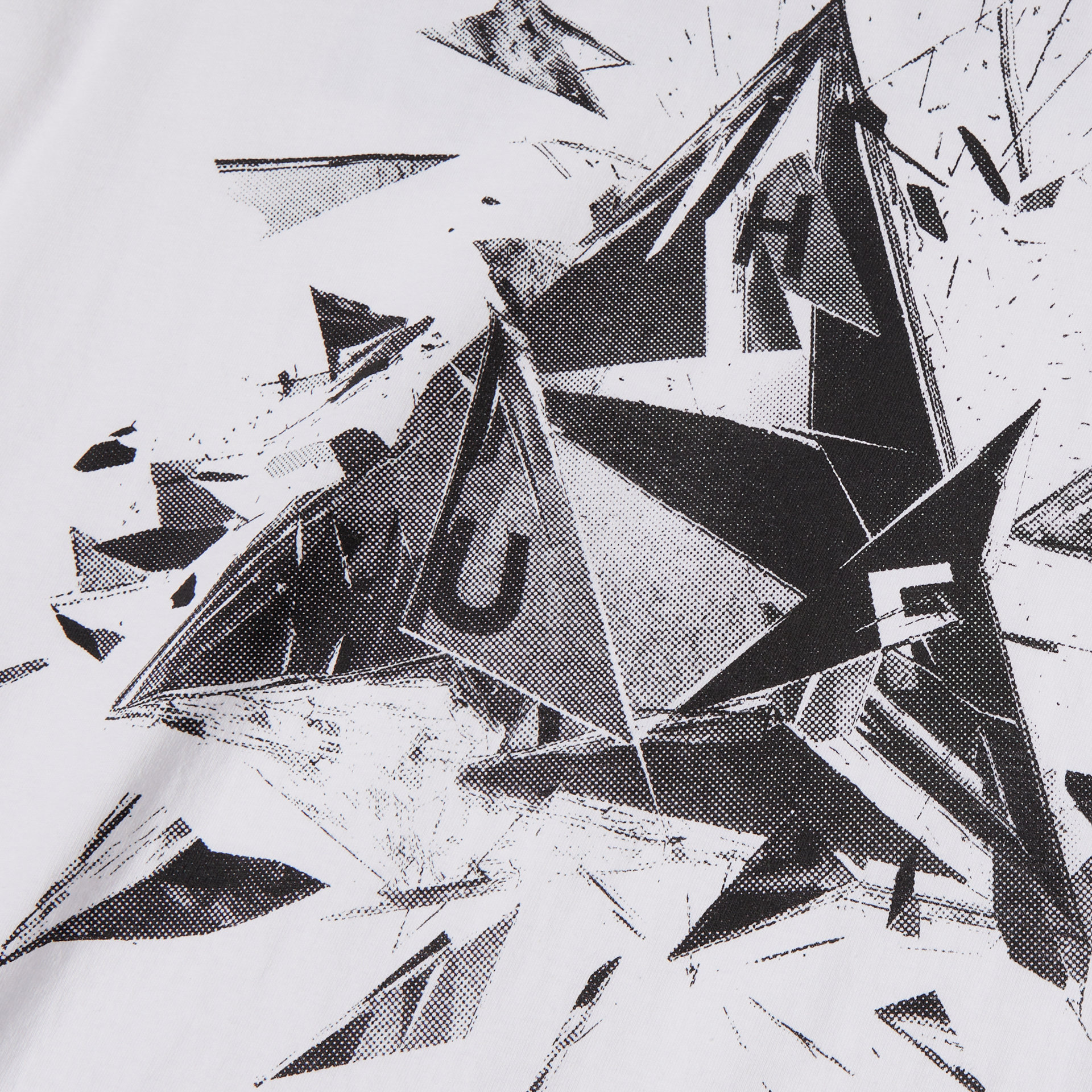 POLERA HUF AUTO GLASS S/S WHITE