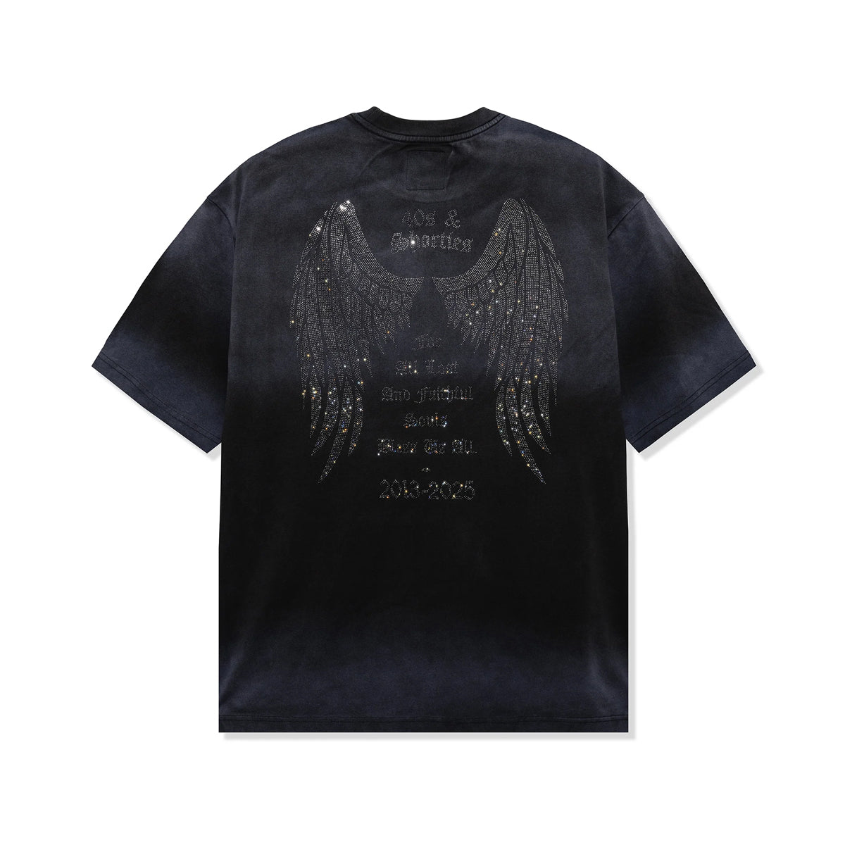 Polera 40S & SHORTIES Angel Wings Charcoal