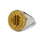 Anillo HUF Token Signet Ring Gold