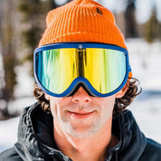 Antiparras VOLCOM Footprints Dark Blue / White Gold Chrome (PV)