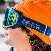 Antiparras VOLCOM Footprints Dark Blue / White Gold Chrome (PV)